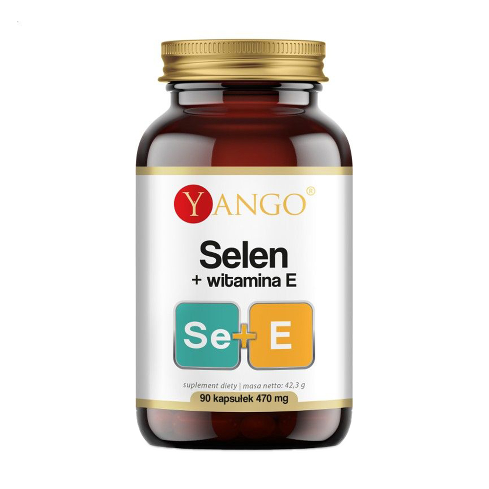 Селен та вітамін E Yango Selenium With Vitamin E 470 мг, 90 капсул